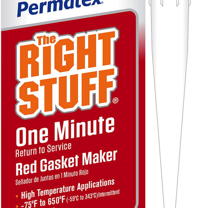 Permatex 34425 Right Stuff 1 Minute Red High Tempe