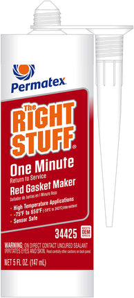 Permatex 34425 Right Stuff 1 Minute Red High Tempe
