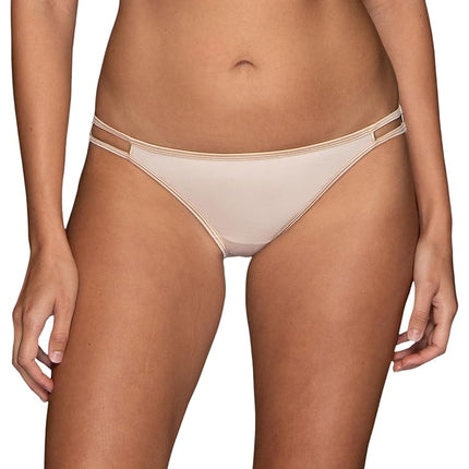 Vanity Fair Women's Illumination String Panty 18108 Bikini Style Underwear, Rose Beige, M UK