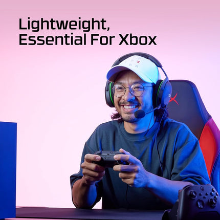 HyperX CloudX Stinger 2 Core - Gaming Headset for Xbox | Lightweight over-ear headsets with mic | Swivel-to-mute function | 40mm drivers | Audio controls on the headset itself