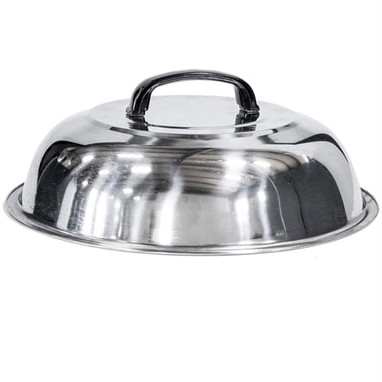 Blackstone 1780 12” Round Basting Cover, Stainless Steel