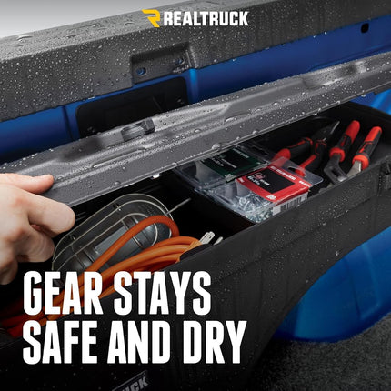 Caja de almacenamiento Swingcase UNDERCOVER para caja de camioneta | SC304D | Compatible con Jeep Gladiator 2020-2023, lado del conductor