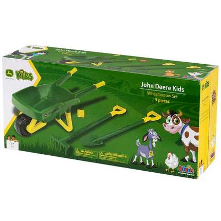 John Deere Kids Wheelbarrow Set, 78 cm Length