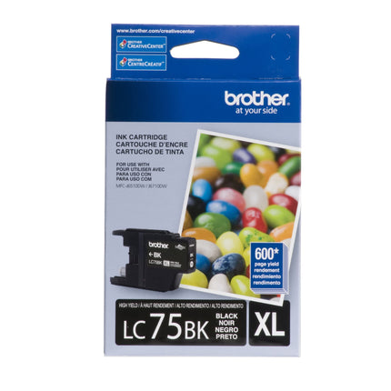 Brother Genuine High Yield Black Ink Cartridge, LC