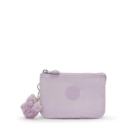 Kipling Creativity S Women's Wallet, Lilac Shimmer, 5.75''L x 3.75''H x 1.5''D, Kipling Creativity Small Gm Pouch for Women