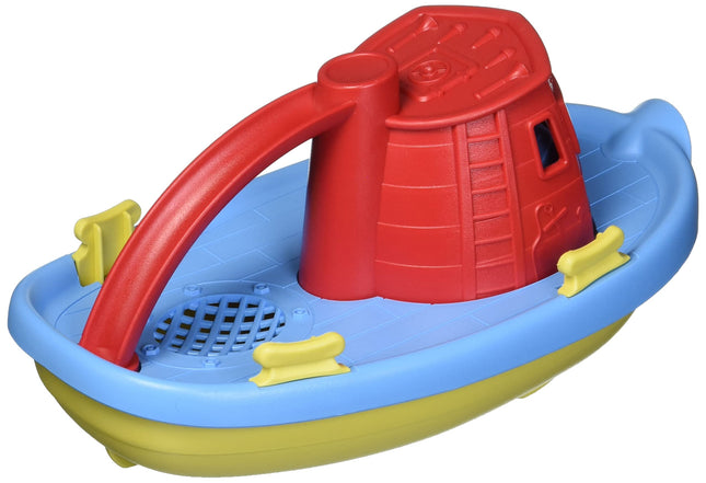Green Toys Bateau de remorquage rouge - CB