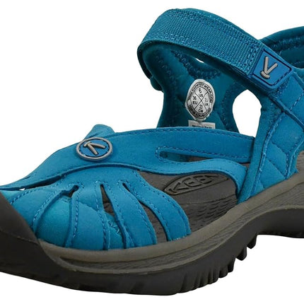 KEEN Women's Rose Casual Closed Toe Sandals, Fjord