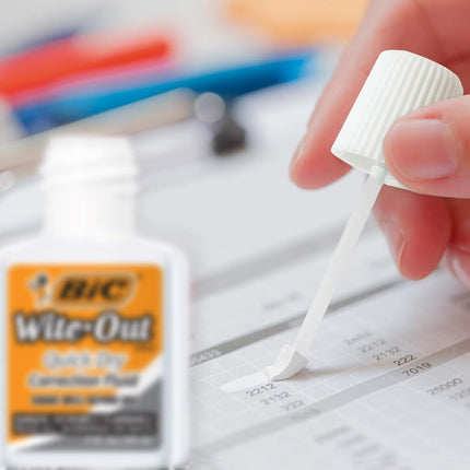 BICWOFQD12WE - BIC Wite-Out Quick Dry Correction Fluid