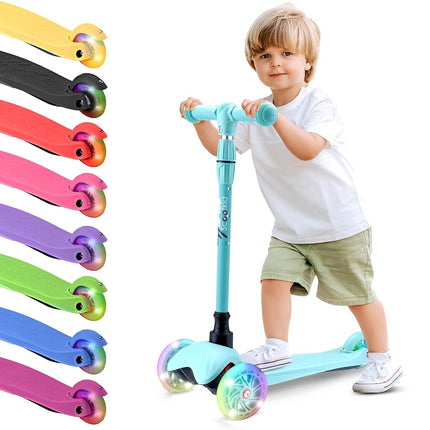 Hurtle Kids Scooter, 3 Wheel Toddler Scooter Ages 