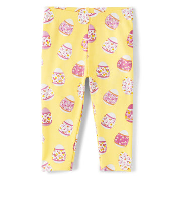 Gymboree Girls' and Toddler Capri Leggings, Sunshi