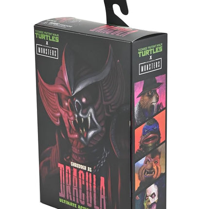 NECA Universal Monsters x Teenage Mutant Ninja Turtles 7" Scale Shredder as Dracula Crimson Figure
