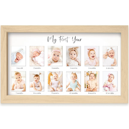 My First Year Photo Frame, 12 Months Baby Photo Fr
