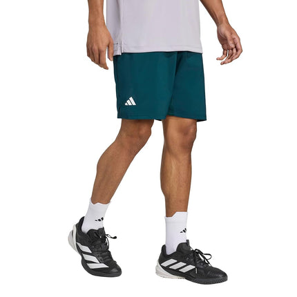 adidas Men's Club Tennis Climacool 3-Stripes Shorts, Aurora Ivy, XS 9 inch
