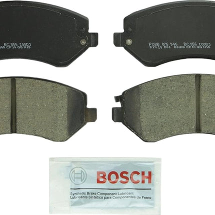 BOSCH BC856 QuietCast Premium Ceramic Disc Brake Pad Set - Compatible with Select Chrysler Town & Country, Voyager; Dodge Caravan, Grand Caravan; Jeep Liberty; FRONT