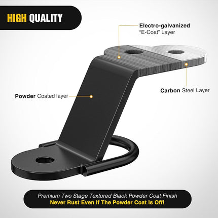Nilight ATV/UTV Three-Way Hitch 3500lbs Three-Way Lawn Mover Adapter 3" Drop/Rise, Heavy Duty Universal ATV Hitch Attachments, Trailer Hitch Adapter
