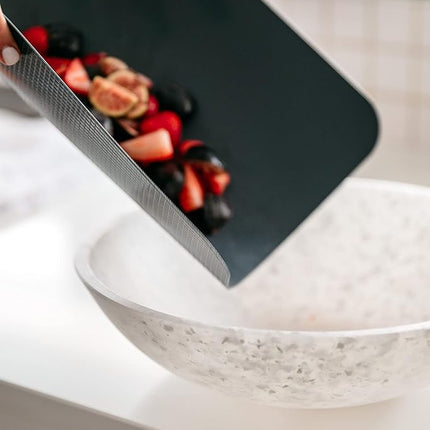 Dexas Heavy Duty Grippmat Flexible Cutting Board Set of Four, 8 by 11 inches, Gray, Red, White and Green