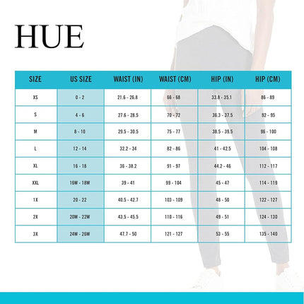 HUE Women's U12665 Leggings, Graphite Heather, XS