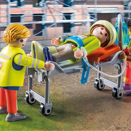 Playmobil 71202 City Life Ambulance with Lights and Sound, toy playset suitable for ages 4+