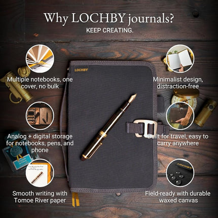 LOCHBY Field Journal Planner Cover (Bumblebee, A5)