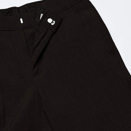 Van Heusen Boys' Flex Stretch Flat Front Dress Pants, Black, 10