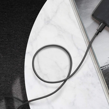 Cable Anker de nailon USB-C a Lightning, cable 331, cable de carga rápida (1,8 m, certificado MFi) para iPhone 13 13 Pro 12 Pro Max 12 11 X XS XR 8 Plus, AirPods Pro, compatible con Power Delivery (negro)