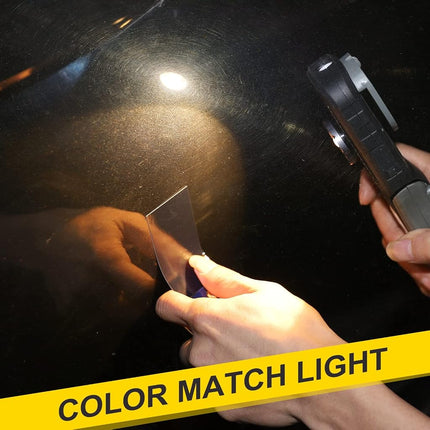 Detailing Light Paint Inspection Lamp: MXLEGNT Rechargeable Led Color Match Lights with Magnet - Swirl Finder - Car Mechanic | 2700k 4500k 6500k | 93+ CRI | 500LM