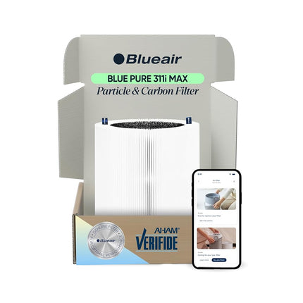 BLUEAIR Blue Pure 311i Max Genuine Replacement Filter, Blue Pure F3MAX, fits Blue Pure 311i Max Air Purifier