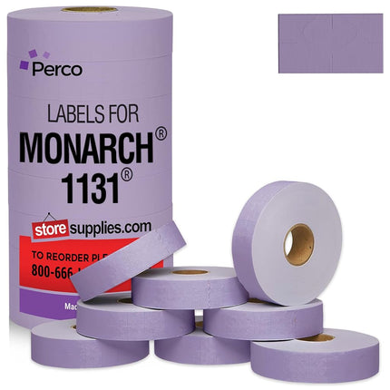 Perco Red Pricing Labels for Monarch 1131 Pricing 