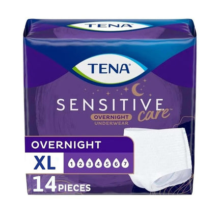 TENA Overnight Underwear, Medium, 16 Count