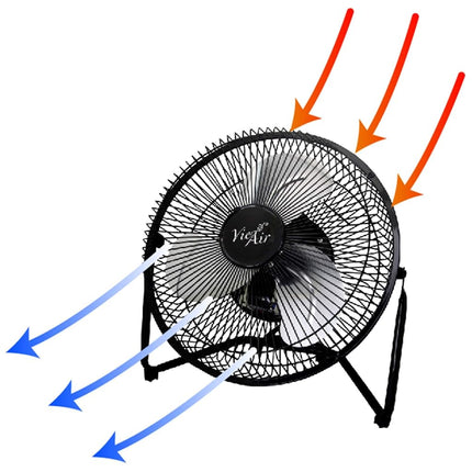Collection de ventilateurs Vie Air, 9 pouces, noir VA-9N