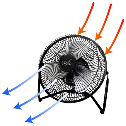 Vie Air Fan Collection, 9 Inch, Black VA-9N