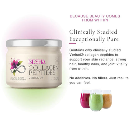 Verisol Collagen Bioactive Peptides (Natural Collagen Powder) Made in Germany - 2 Month Supply