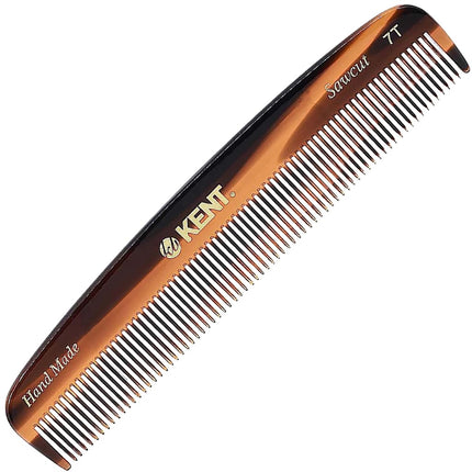 Kent Handmade Small Fine Toothed Pocket Hair Comb,