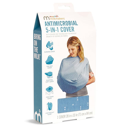 Munchkin Milkmakers 5-in-1 Nursing Cover, Hipsteria Dots