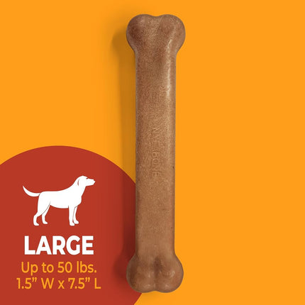 Nylabone Strong Chew Original Bone Dog Toy Made with Real Chicken