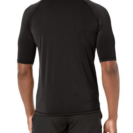 Kanu Surf Maillot de bain anti-UV à manches courtes pour homme Mercury UPF 50+, Avalon Black, Small