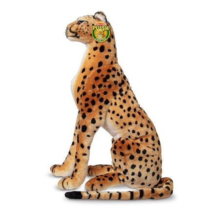 Melissa & Doug Giant Cheetah - Lifelike Stuffed Animal (over 4 feet long)