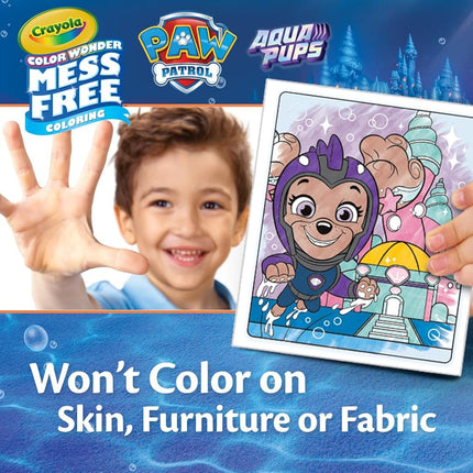 Crayola colour wonder mess colouring set PAW PATROL