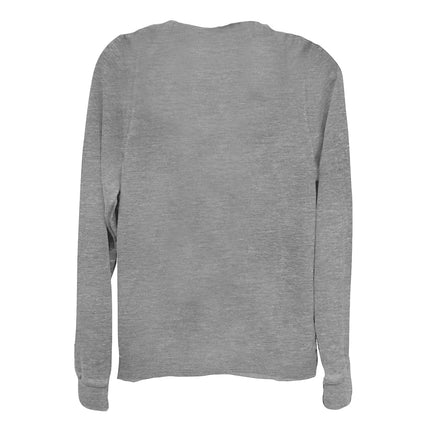 Disney Kingdom Hearts Keyblade Keeper Women's Cowl Neck Long Sleeve Knit Top, Gray Heather, XX-Large