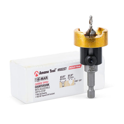 Amana Tool 55227 Carbide Tipped Countersink with N