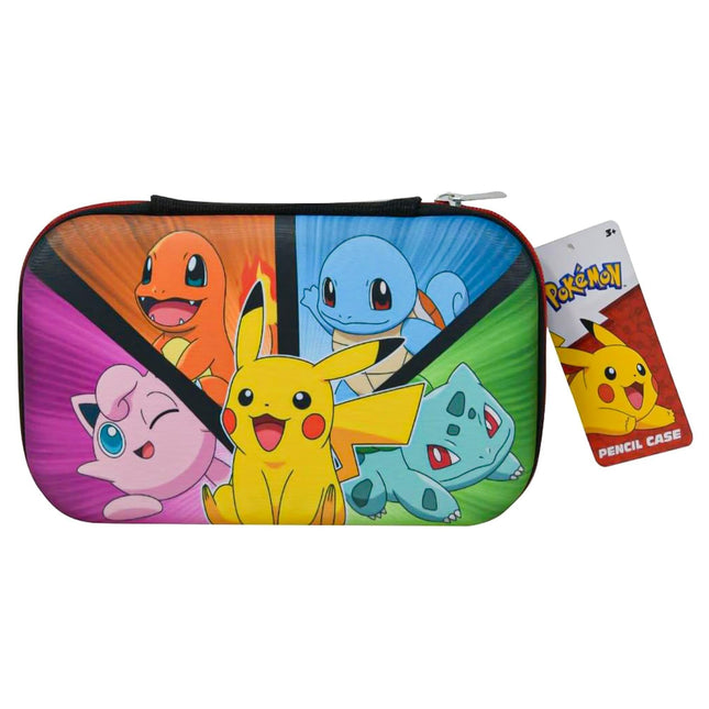 Pokémon Characters Pencil Case with Zipper Closure