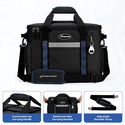 Maelstrom Soft Cooler Bag, 35 Can Beach Cooler with Flip-top Access