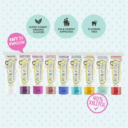 Jack N' Jill Natural Toothpaste Organic 50g Set of 3 - Banana