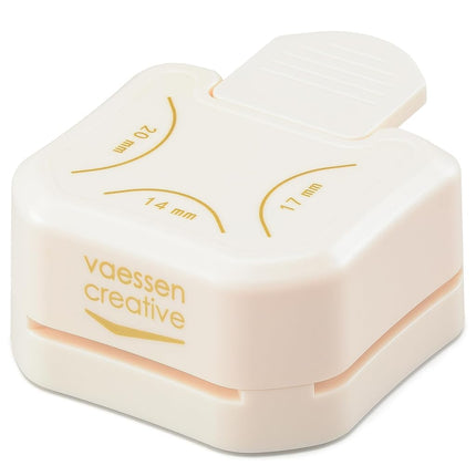Vaessen Creative 3-in-1 Corner Rounder Punch 14/17 / 20 mm - White