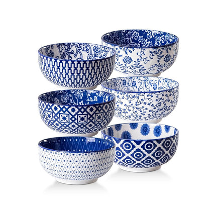 Cerkik 23 Oz / 652 ml Ceramic Soup Bowls Set of 6