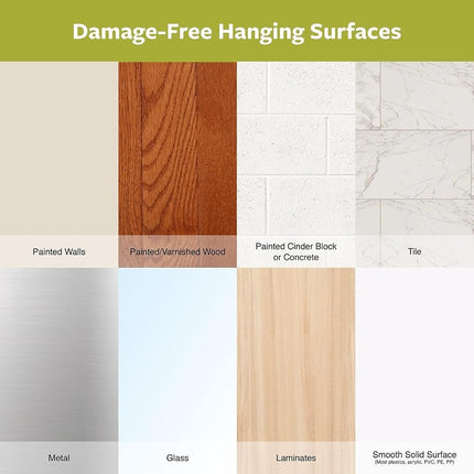 Command Small Picture Hanging Strips - 9 Packs of 4 Pairs (72 Strips) - for Pictures, Frames, Mirrors, Wall Decor - Damage Free Hanging