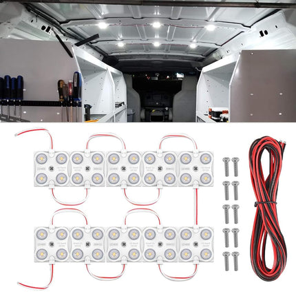 Nilight 40Leds Van Interior Light Kits 12V White L