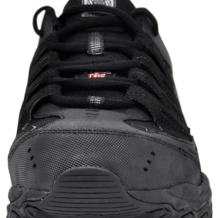 Skechers Men's Cankton Steel Toe Construction Shoe - Electrical Hazard Rated, Memory Foam, Black/Charcoal, 11.5