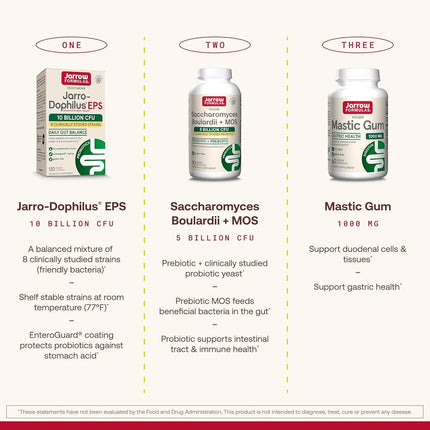 Jarrow Formulas Mastic Gum , Supports Stomach and Duodenal Health, 120 Capsules