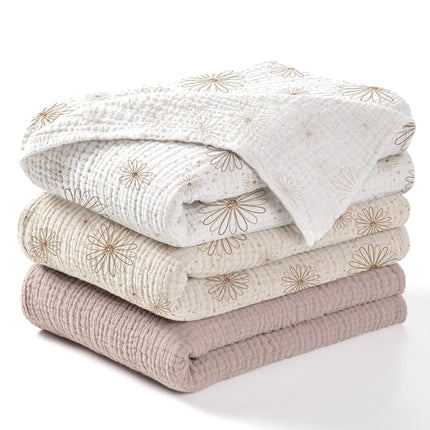 lulumoon Baby Muslin Swaddle Blankets: Soft Receiv